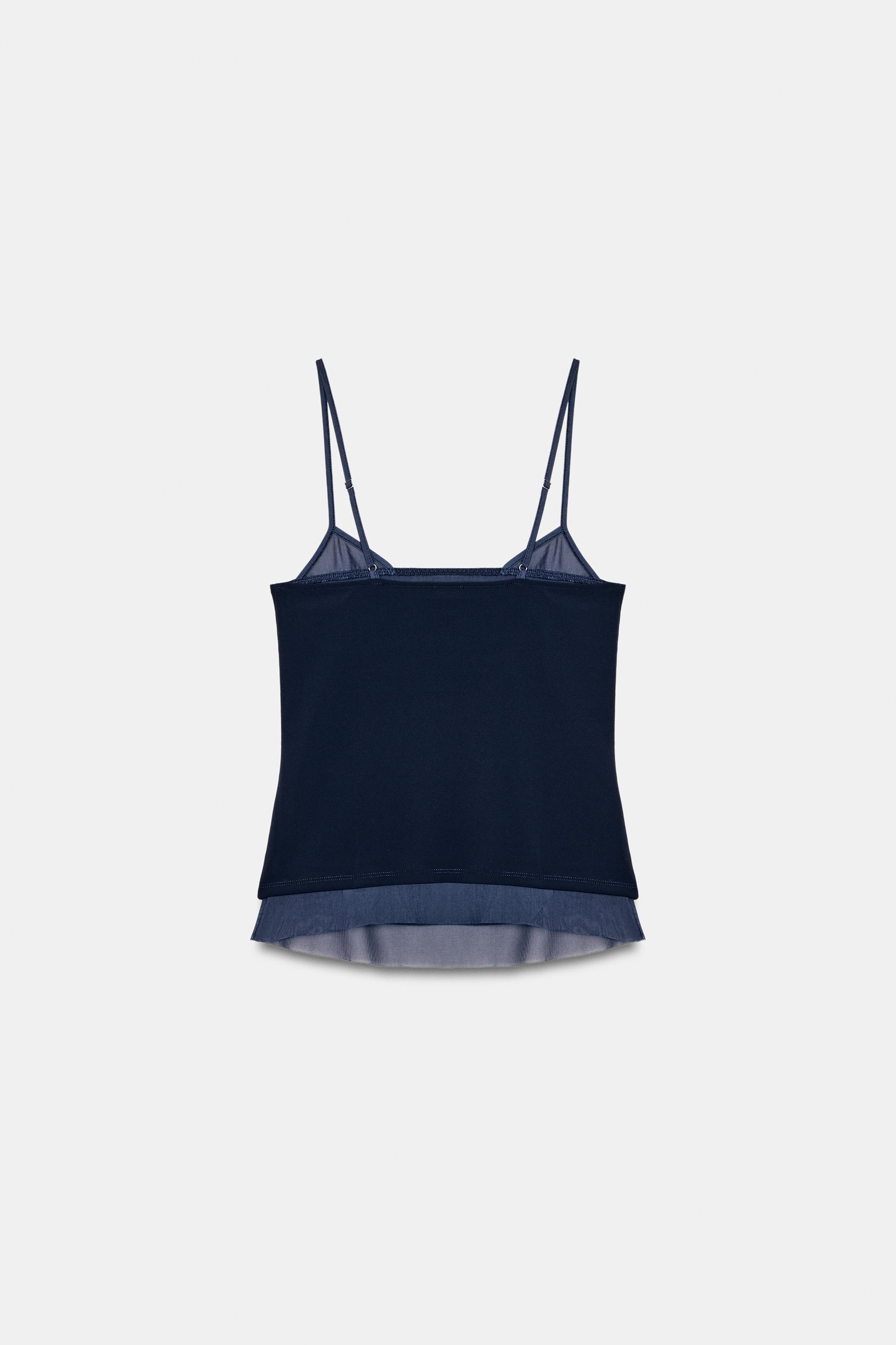 COMBINATION TULLE CAMISOLE